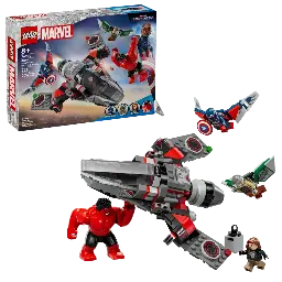 LEGO 76292 Captain America Vs Red Hulk Battle 
