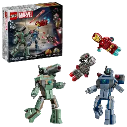 LEGO 76320 Iron Man & War Machine Vs Hammer Drones 