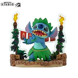 Stitch Hula Dance Statue | Disney Abysse 10 cm