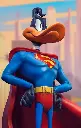 Daffy Duck Superman Figure | Space Jam: A New Legacy 1/10 Art Scale