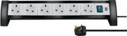 Brennenstuhl Extension Socket UK 6 Way 3M Office Line