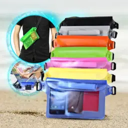 Waterproof Waist Case | Mobile Phone Black/White