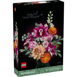 LEGO 10342 Botanicals Pretty Pink Flower Bouquet 