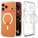 Spigen Ultra Hybrid Clear and White MagSafe Case | Apple iPhone 17 Pro  