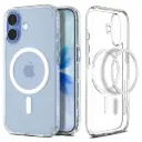Spigen Ultra Hybrid Clear and White MagSafe Case | Apple iPhone 17
