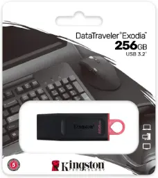 Kingston DataTraveler Exodia DTX/256GB Flash Drive USB 3.2 Gen 1 