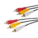 3× RCA Audio-Video Cable | 1.5m