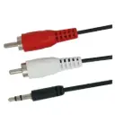 3.5mm to 2× RCA Stereo | Audio Cable 1.2m