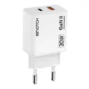 GaN PD + QC Charger | USB-C + USB Charger 30W