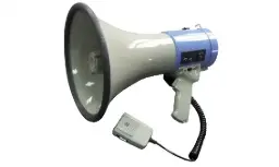Megaphone with Siren & USB/SD Input | 25W