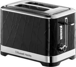 Structure 2-Slice Black Toaster | Russell Hobbs 28091-56 