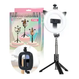 Selfie Stick with Tripod & Ring Light  P40D-3