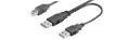 Dual-Power USB 2.0 | USB Charging Cable 1m 