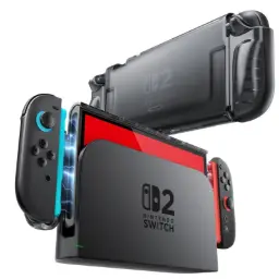 Supcase Crystal Case for Nintendo Switch 2 - Frost Black