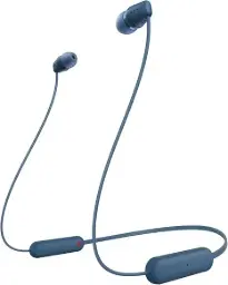 Sony WI-C100 Wireless in-Ear Bluetooth Headphones with Built-in Microphone - Blue