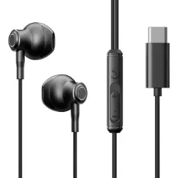 Wired In-Ear Metal Headphones with Remote & Mic | Joyroom Type-C USB