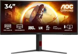 AOC 34" WQHD Curved Gaming Monitor