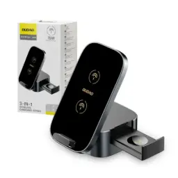 Dudao A11Pro+ 15W 3-in-1 Wireless Charger Black