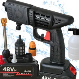 Extralink | Cordless Pressure Washer with 2 Batteries