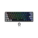 Spartan Gear - Pegasus 2 RGB Wired & Wireless 63 keys Mechanical Gaming Keyboard - Black/Grey