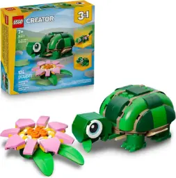 LEGO 31377 Creator Turtle with Water Lily | Building Set