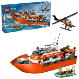 LEGO 60504 Coast Guard Rescue Boat & Helicopter
