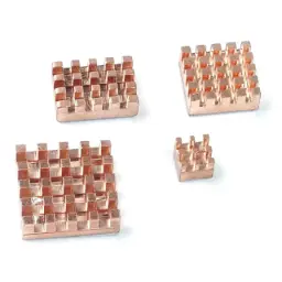Copper Heatsink Set 4-Pack | Raspberry Pi 5