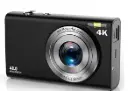 4K Digital Camera DC402-AF | Auto Focus & 16× Zoom - Black