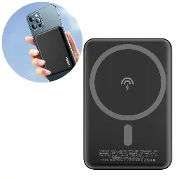Magnetic Power Bank 5000mAh | Dudao K14S Black