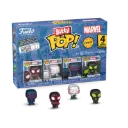 Funko Bitty Pop! 4-Pack: Spider-Man - Miles Morales, Ghost-Spider, Spider-Man 2099