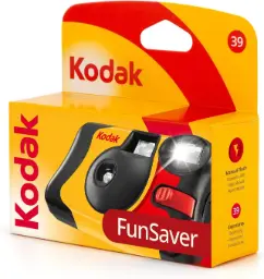 Kodak FunSaver Flash Disposable Camera Yellow