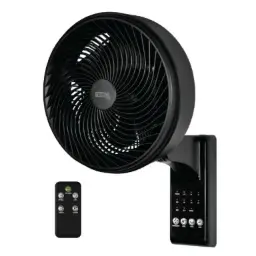 High Speed Wall Fan with Remote and Timer 25cm