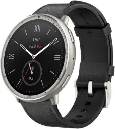 Amazfit Active 2 Premium Black with Leather Strap