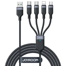 Joyroom Multi Use 4-in-1 Charging Cable - Lightning, Type-C, Type-C, Micro USB 1.2m