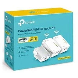 TP-LINK AV600 Powerline Universal Wi-Fi Range Extender, 2 Ethernet Ports, Network Kit TL-WPA4220TKIT