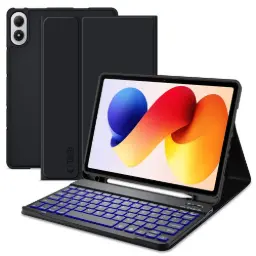Keyboard + Stylus Holder Case | Xiaomi POCO Pad M1 / Redmi Pad 2 Pro 12.1"