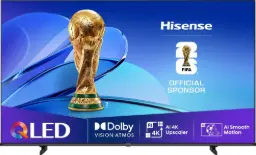 Hisense 58″ QLED 4K Ultra HD Smart TV Wi-Fi 