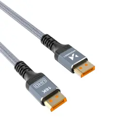 Wozinsky DisplayPort 2.1 Cable - Black