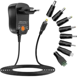 Universal Power Adapter With 8 Connectors