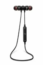 Ipipoo Wireless Sports Earphone with Mic Hands Free  - iL93BL Black