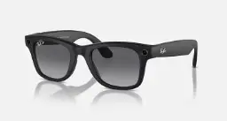 Ray-Ban Meta Wayfarer Gen 1 | Size Large Graphite Polarised - Matte Black 