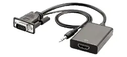 VGA to HDMI Converter with Audio 1080p