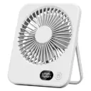 Desktop Fan With Digital Display and Foldable Stand
