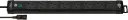 Brennenstuhl Extension Socket UK 8 Way 2M IEC Black Premium-Line