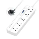 Power Strip with 5 Outlets, 6 USB Ports & PD Fast Charging | 2m Cable 2500W