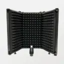 3-Panel Microphone Isolation Shield with Absorbent Foam