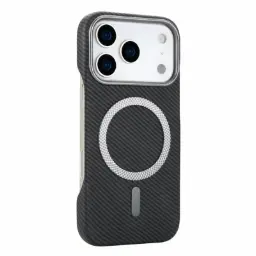 Magnetic Case Carbon Fiber Texture Leather | iPhone 18 Pro Max / 17 Pro Max  
