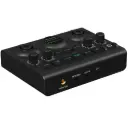 Audio Mixer Sound Card 48V Mixer Soundcard   For Live Streaming | Phantom Power  F10 