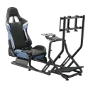Racing Simulator Cockpit with Monitor Mount