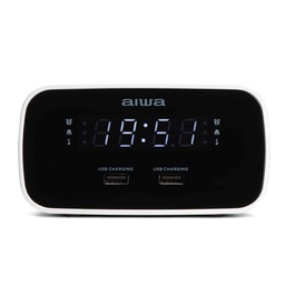 Dual Alarm Clock Radio | Aiwa CRU-19BK